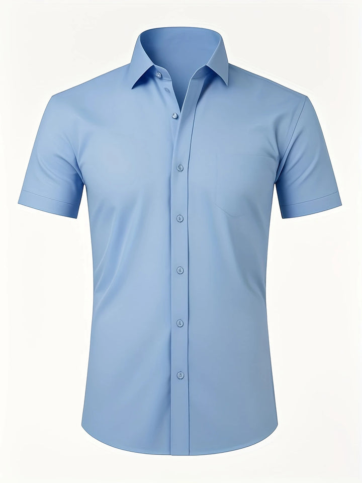 Ezra - Elegant Slim Fit Shirt With Button