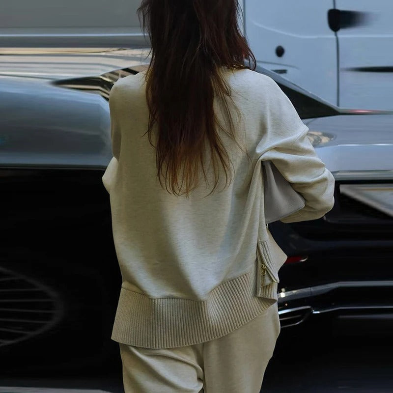 Lysann - Warm Knitted Two Piece Suit