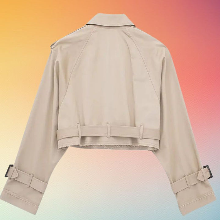 Ulfrida - Cropped Trench Jacket