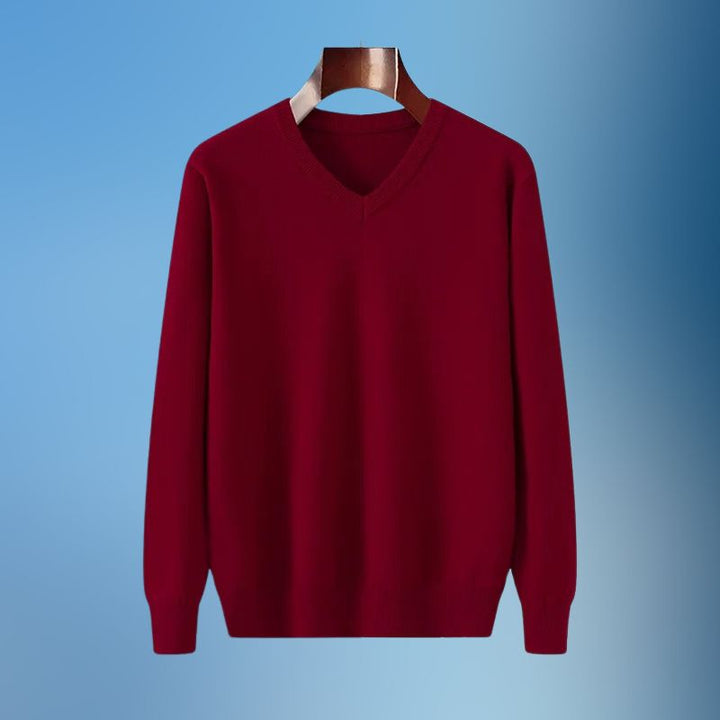 Vortigern - V-Neck Loose Pullover
