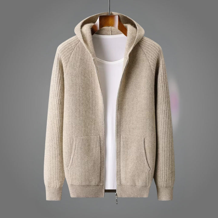 Romain - Knitted Zip Up Hoodie