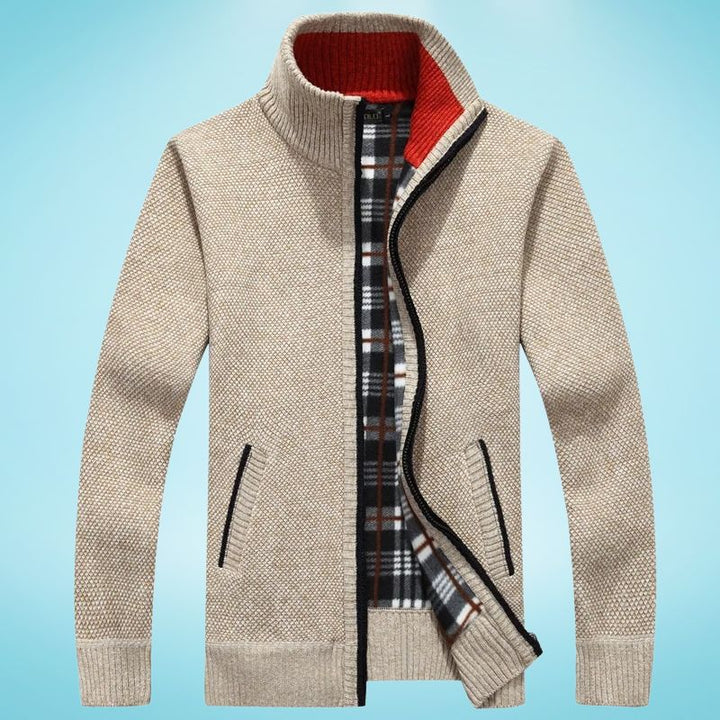 Ferris -  Faux Fleece Zipper Sweater