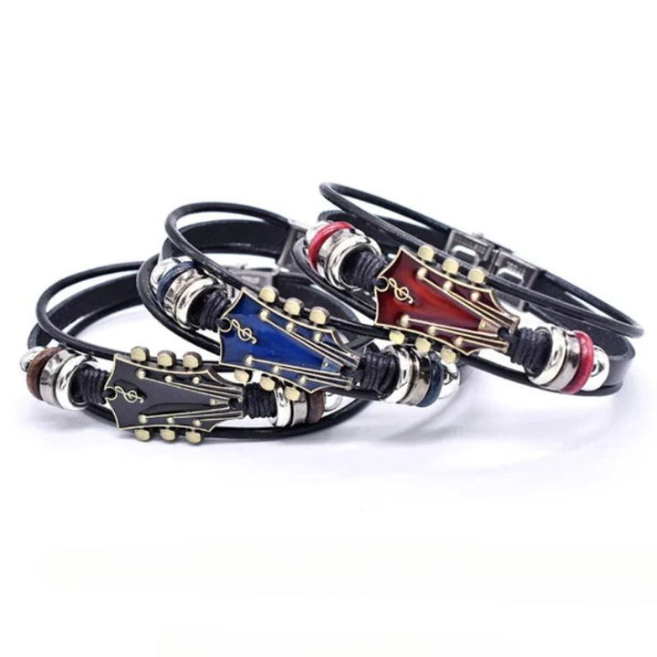 Guitarista - Guitar Leather Bracelet
