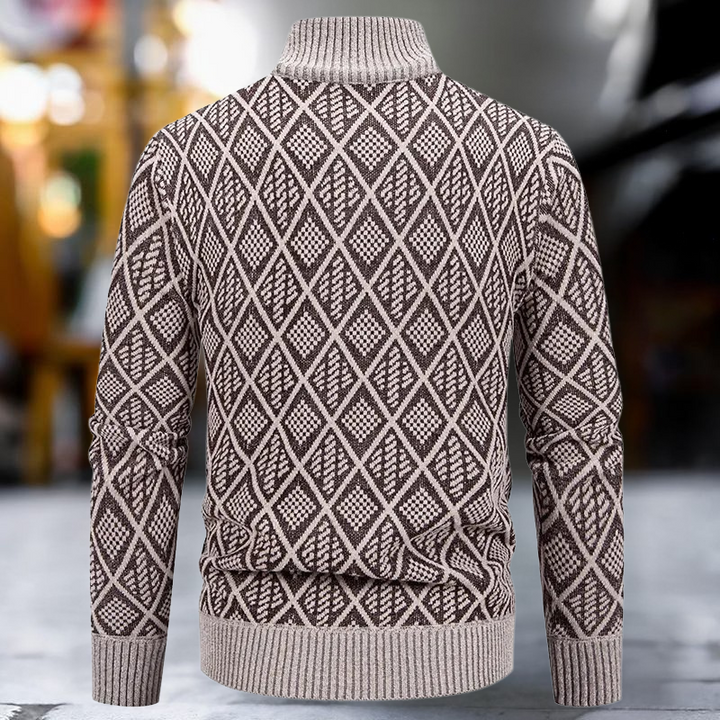 Lorian - Zipper Thick Fleece Warm Cardigan