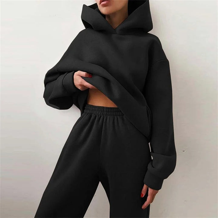 Yoselin - Oversized Warm Hoodie 2 Piece Set