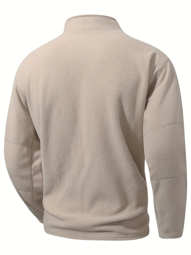 Maurits - Half-Zip Stand Collar Sweatshirt