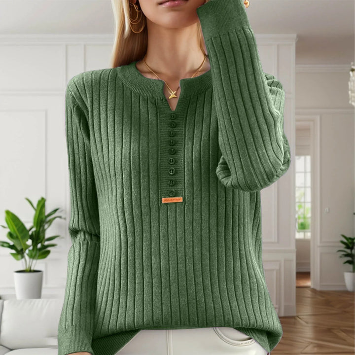 Marja - O Neck Knitted Sweater