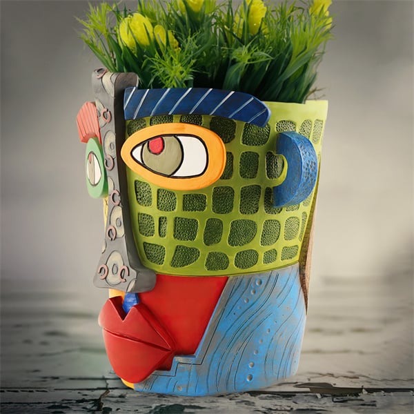 ArteVase - Handmade Abstract Beauty Face Flower Pot