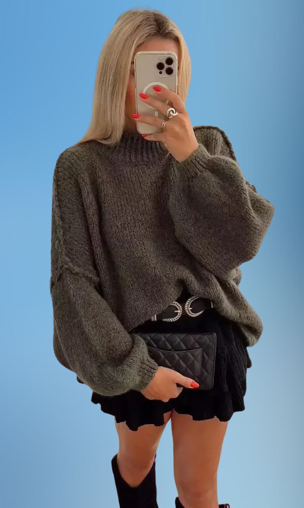 Sunniva - Round Neck Knitted Jumper