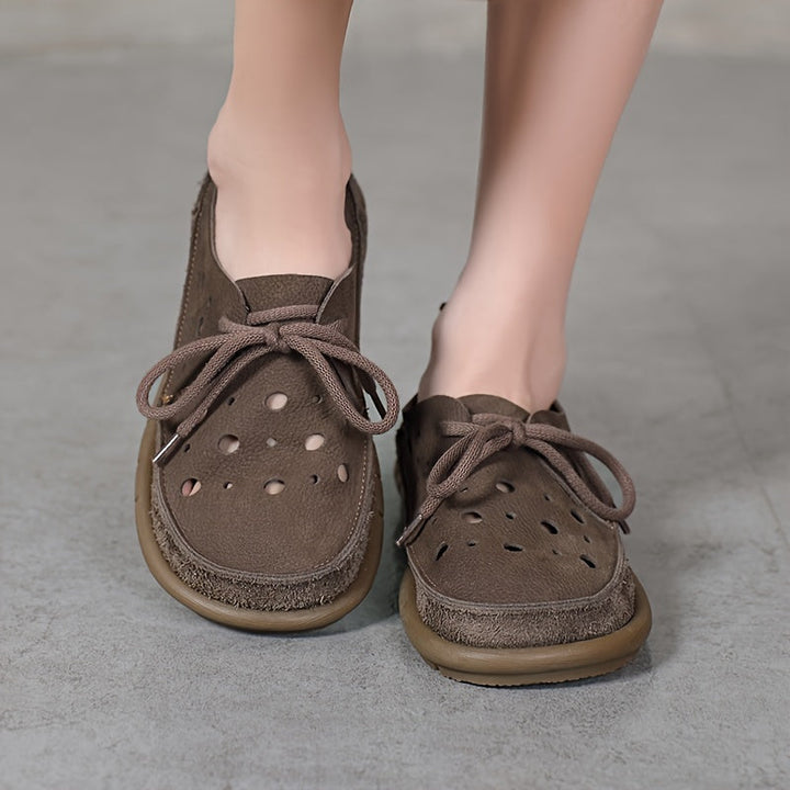 Tamsin - Casual Leather Non Slip Loafers