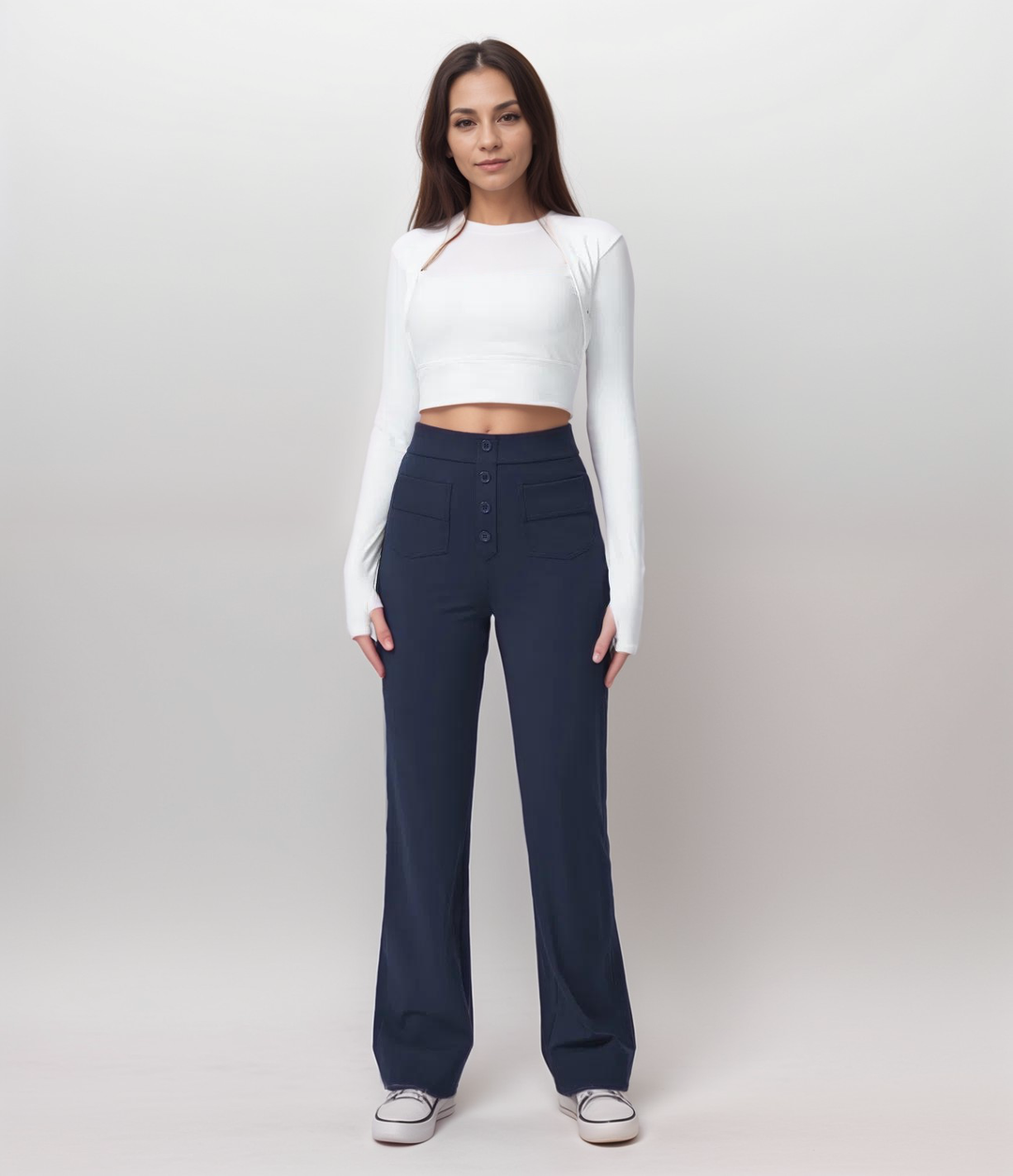 Saundra - Trendy High Waist Sculpt Pant | 1+1 FREE
