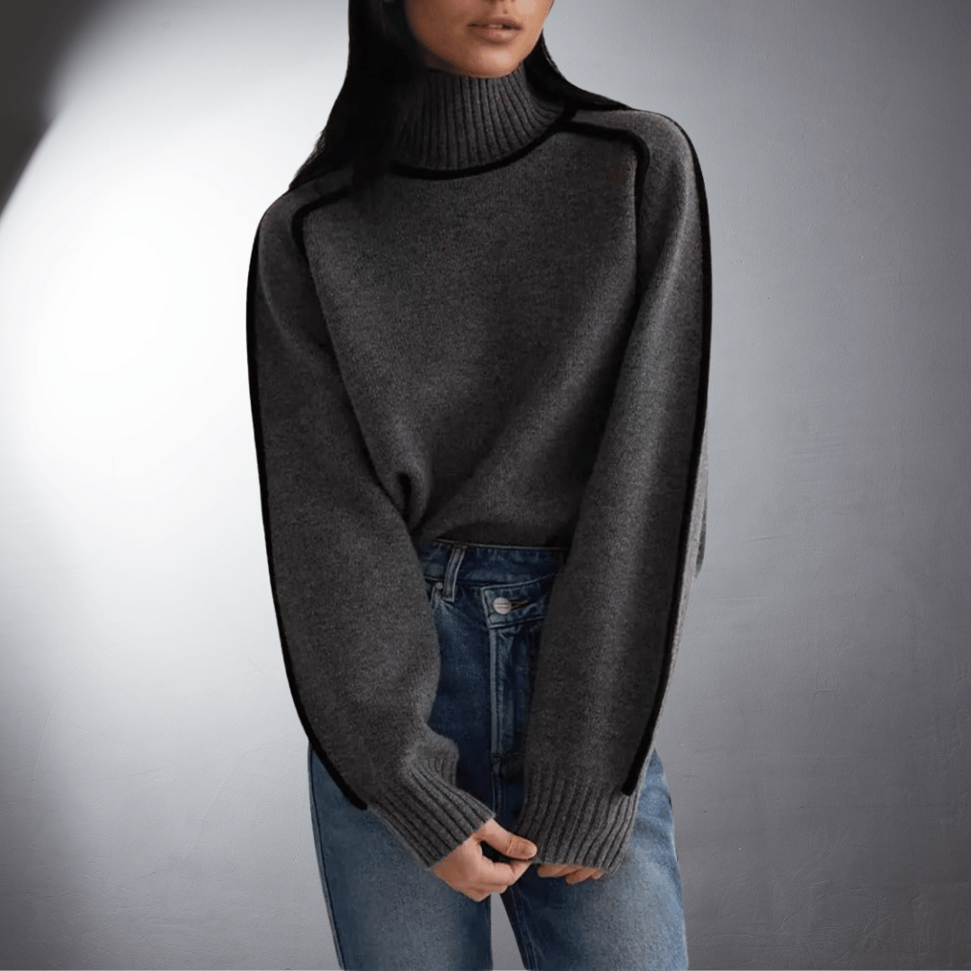 Antje | Organic Turtleneck Sweater With Premium Quality