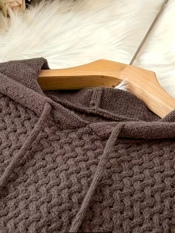Jakynta - Casual Hooded Sweater Dress