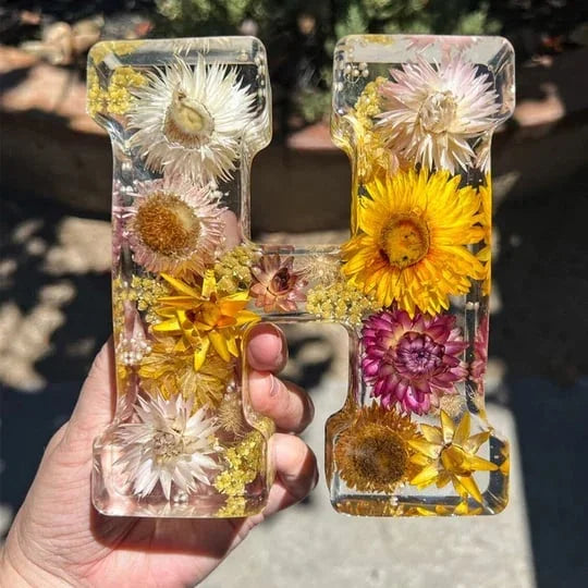 PetalLume - Handmade Flower Resin Night Light