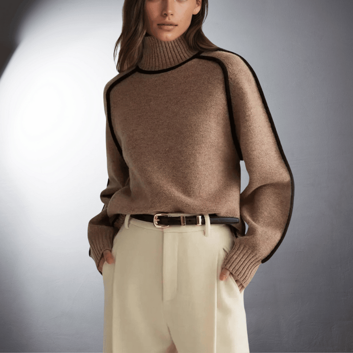 Antje | Organic Turtleneck Sweater With Premium Quality
