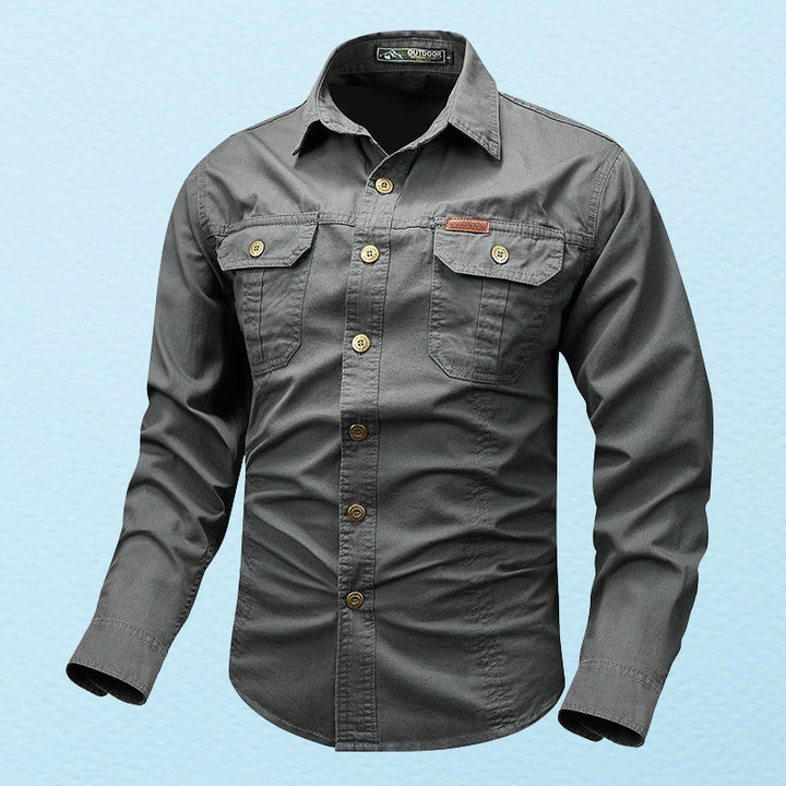 Theodor - Long Sleeve Shirt With Pocket