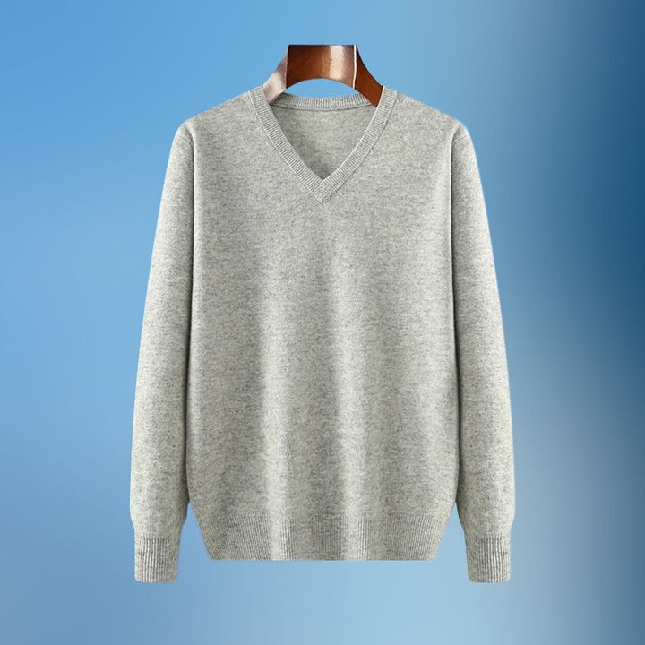 Vortigern - V-Neck Loose Pullover