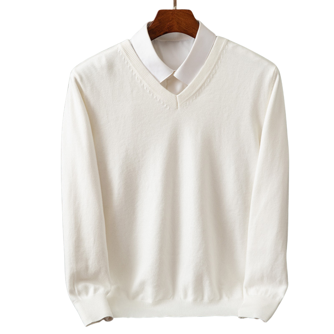 Stokes - Cashmere V-Neck Sweater