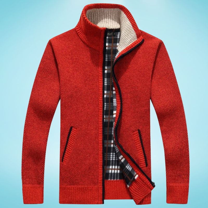 Ferris -  Faux Fleece Zipper Sweater