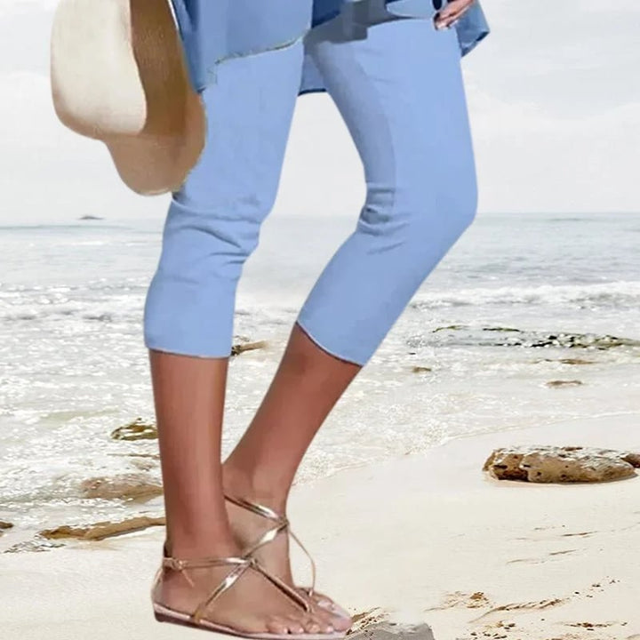 Ingrid - High Waist Elastic Pant