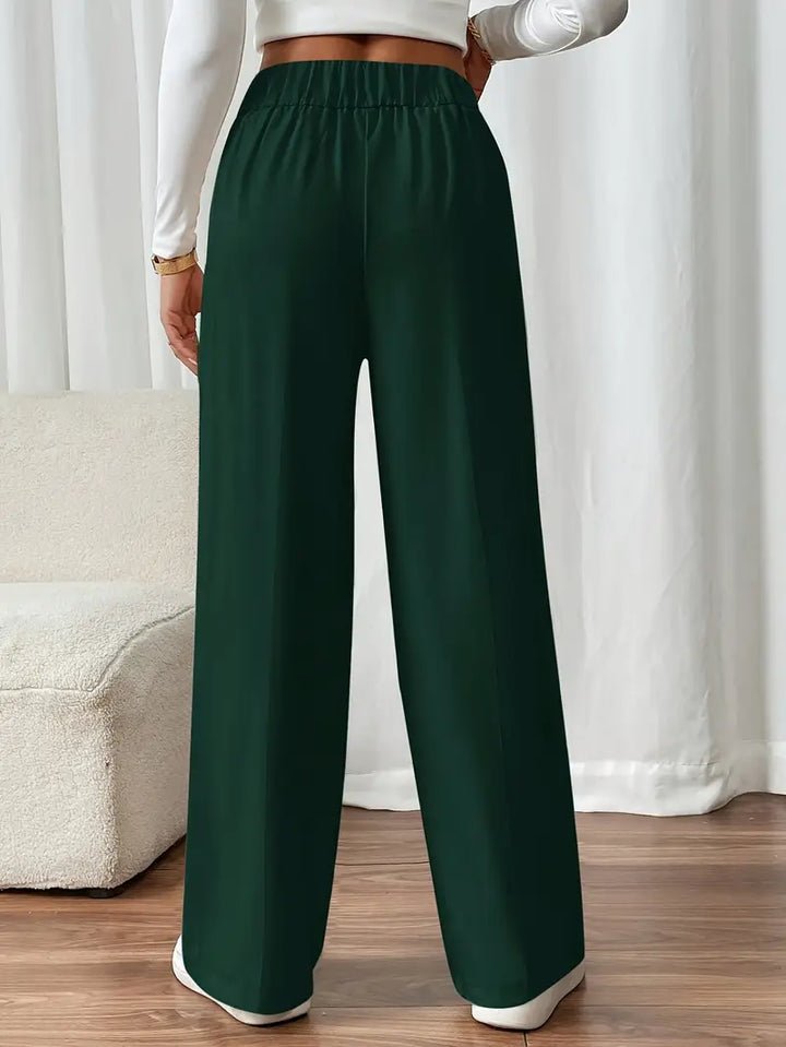 Orvella - Comfortable Wide Leg Pant With Pockets