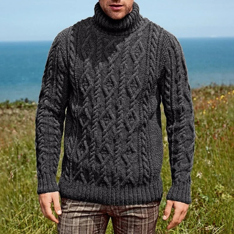 Koos - Turtleneck Knitted Sweater