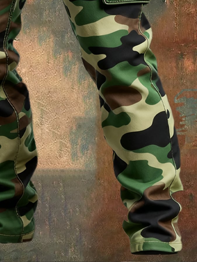 Banton - Vintage Camouflage Multi Pocket Pant