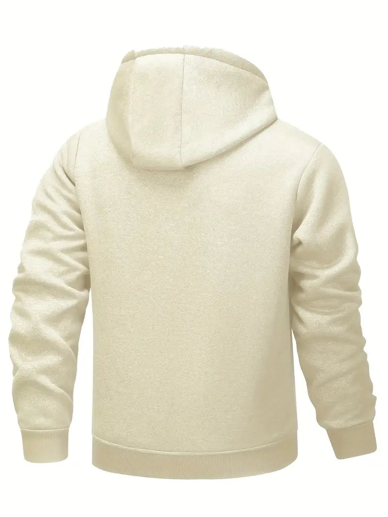 Helge - Casual Long Sleeve Zip-Up Hoodie