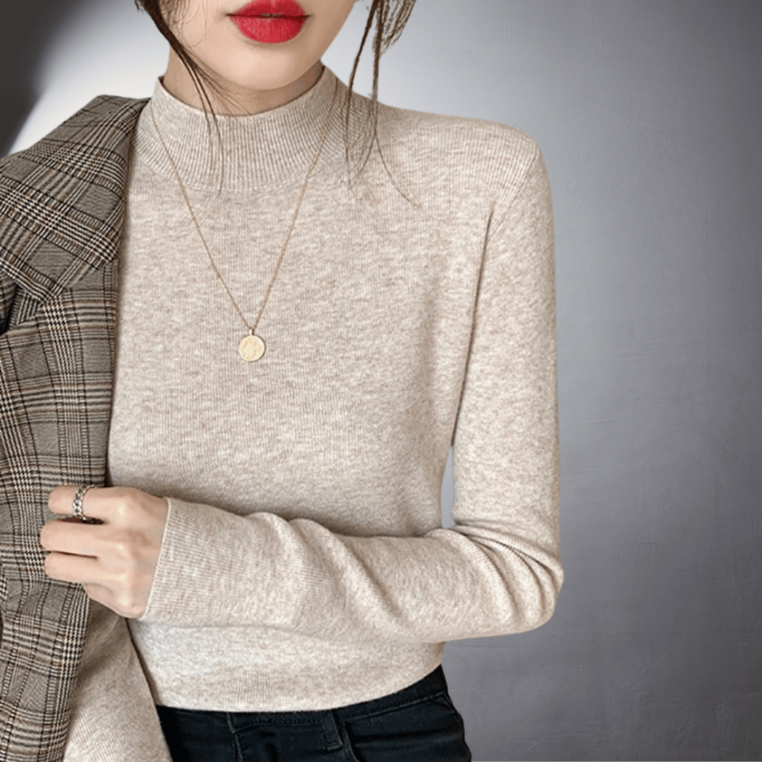 Ermine | Roll Neck Sweater Made From Premium Cashmere