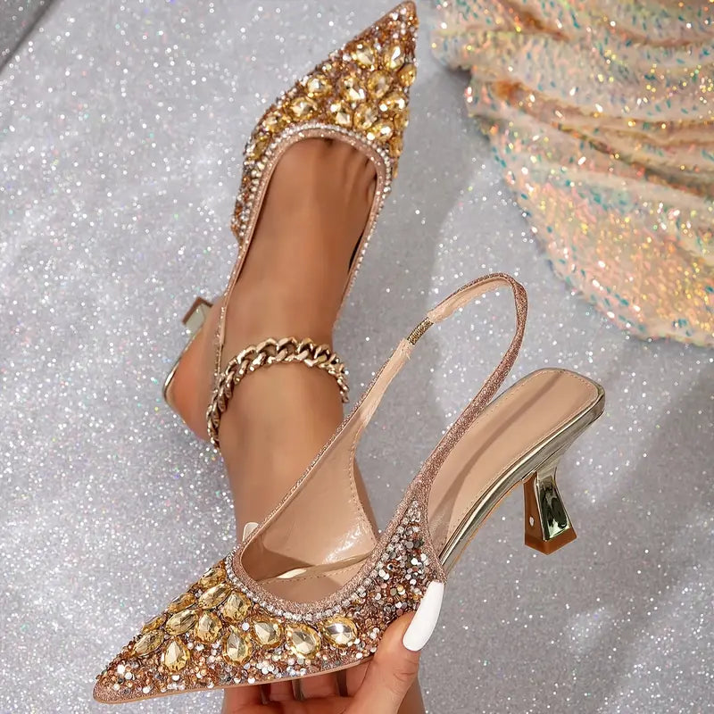 Abigail - High Heel and Thin Banquet Shoes