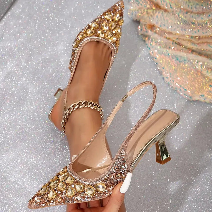 Abigail - High Heel and Thin Banquet Shoes
