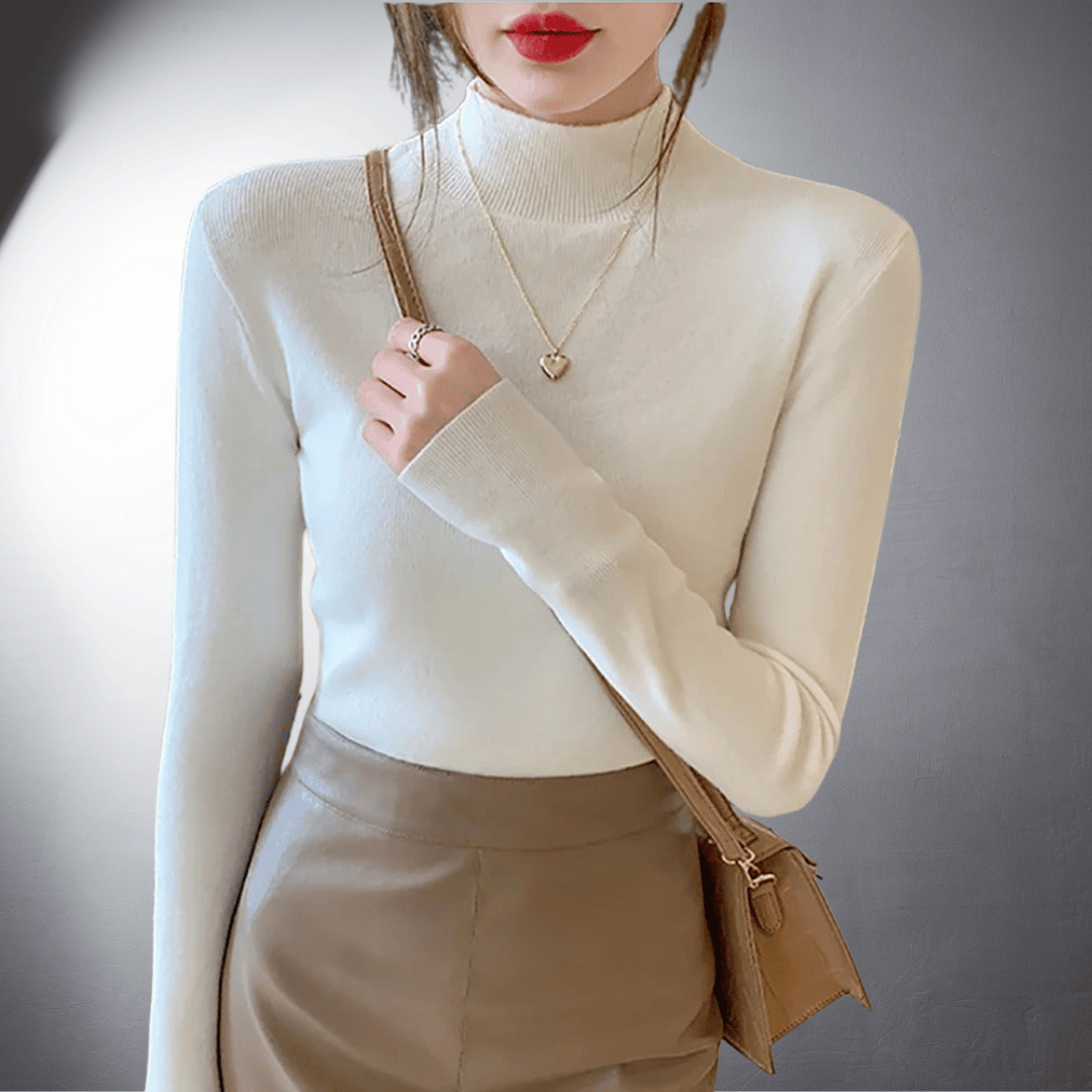 Ermine | Roll Neck Sweater Made From Premium Cashmere