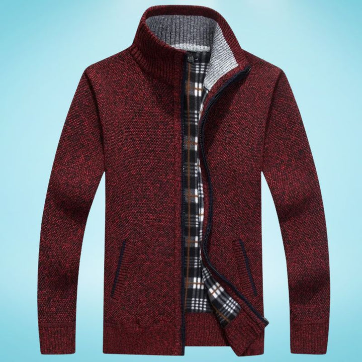Ferris -  Faux Fleece Zipper Sweater
