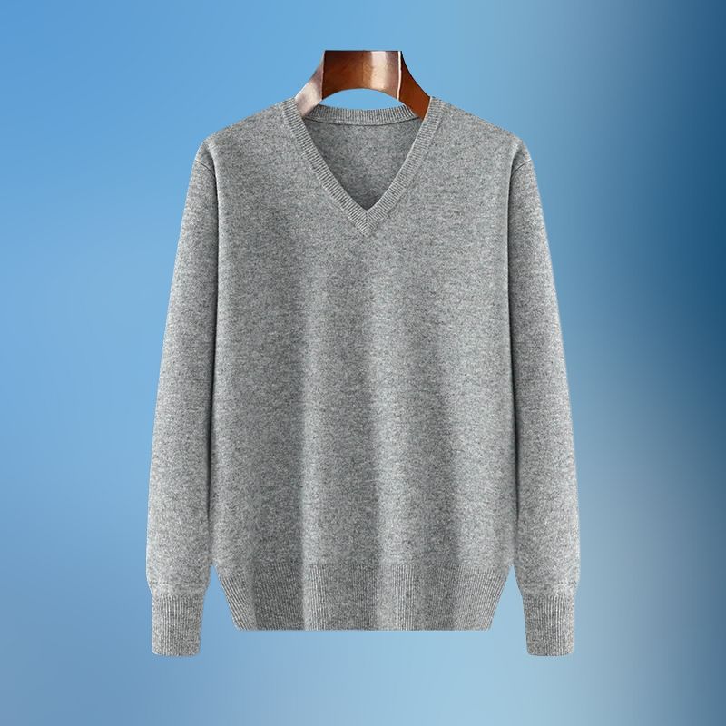 Vortigern - V-Neck Loose Pullover