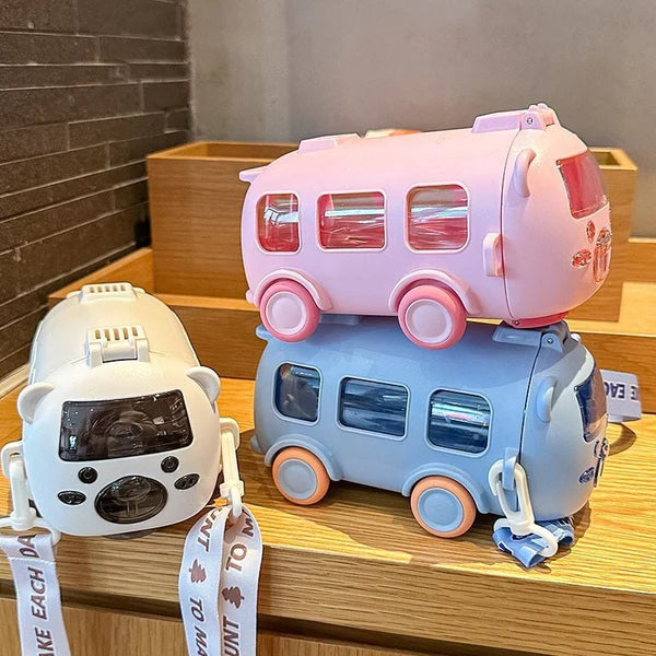 AquaBus - Portable Bus Shaped Water Bottle