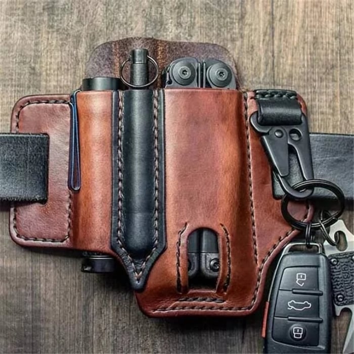 Beltora - Leather Owl Buckle Tactical Multifunctional Belt Cover
