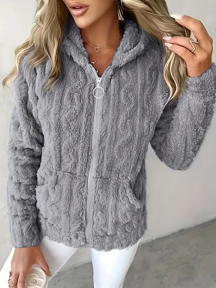 Ganka - Long Sleeve Zip-Up Hoodie