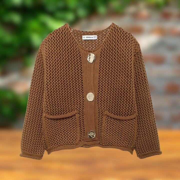 Stacey - Winter Knitted Cardigan