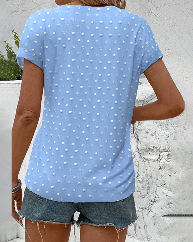 Nariya - Button Down V-Neck Shirt