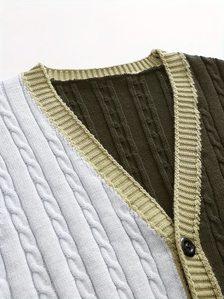 Bryant - Breathable Knitted Long Sleeve Cardigan