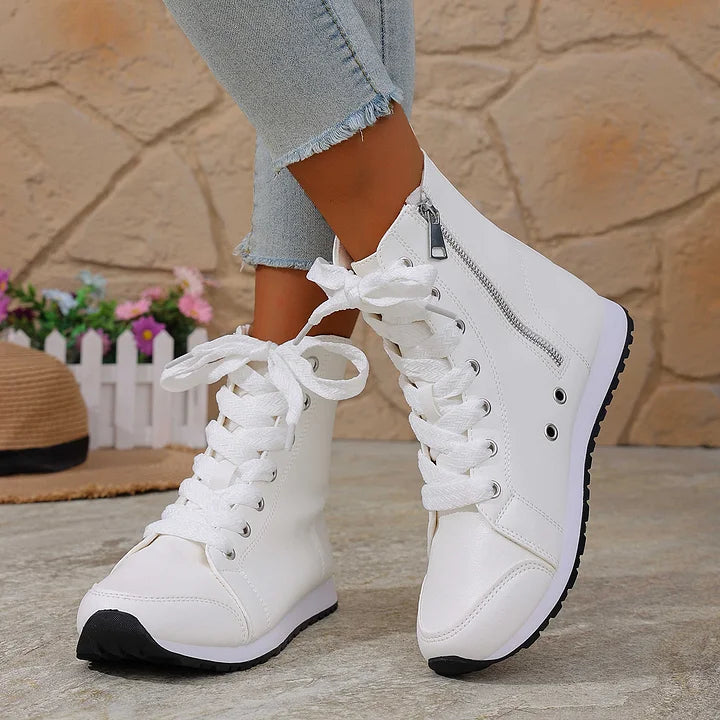 Theofani - Breathable Zipper Ankle Boot