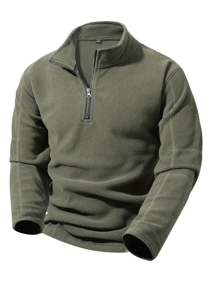 Maurits - Half-Zip Stand Collar Sweatshirt