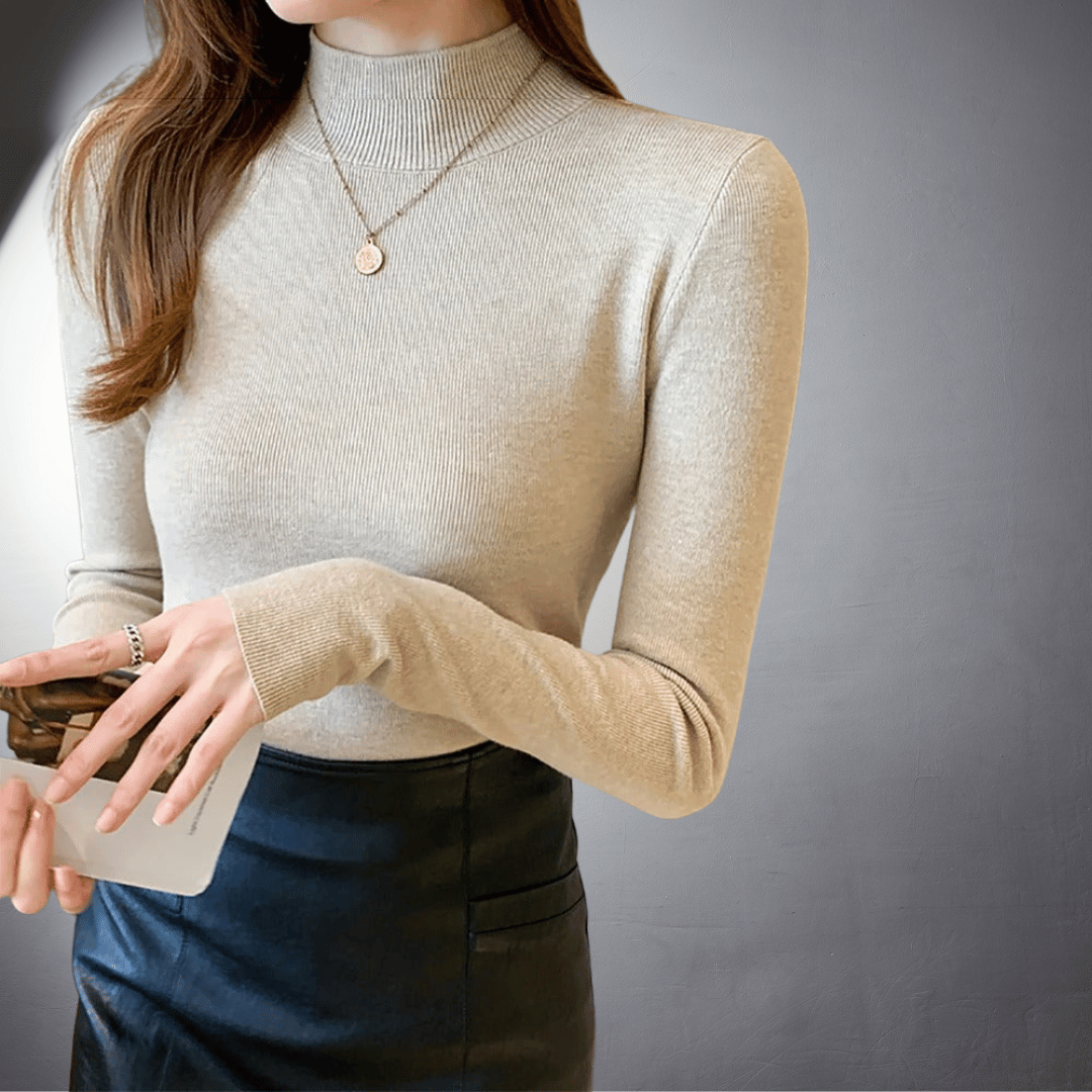 Ermine | Roll Neck Sweater Made From Premium Cashmere