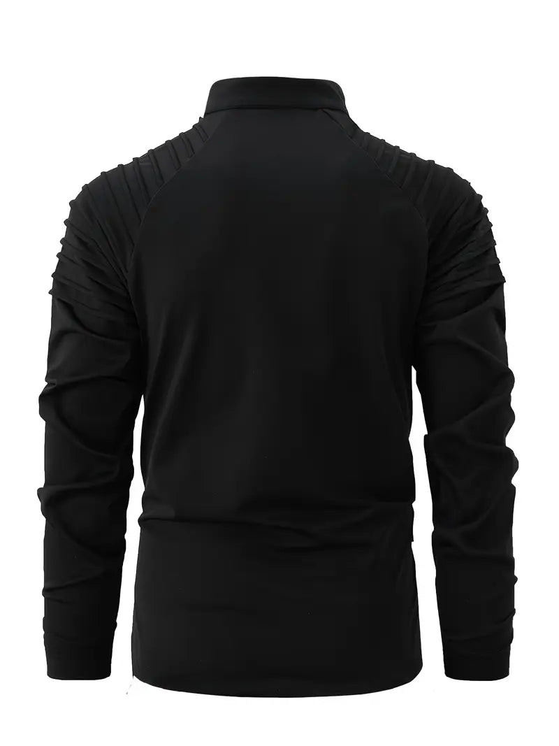 Linwood  - Long Sleeve Polo Shirt With Zipper