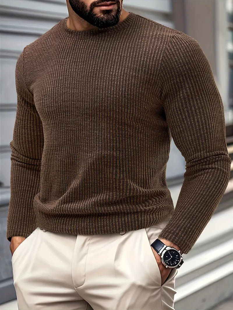 Kaufman - Casual Long Sleeve Knitted Sweater