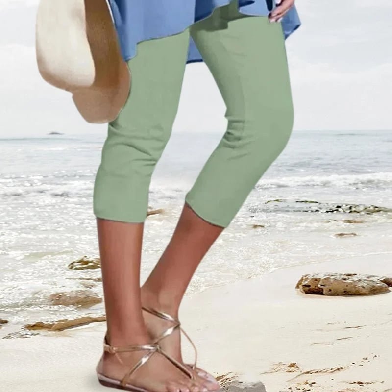 Ingrid - High Waist Elastic Pant