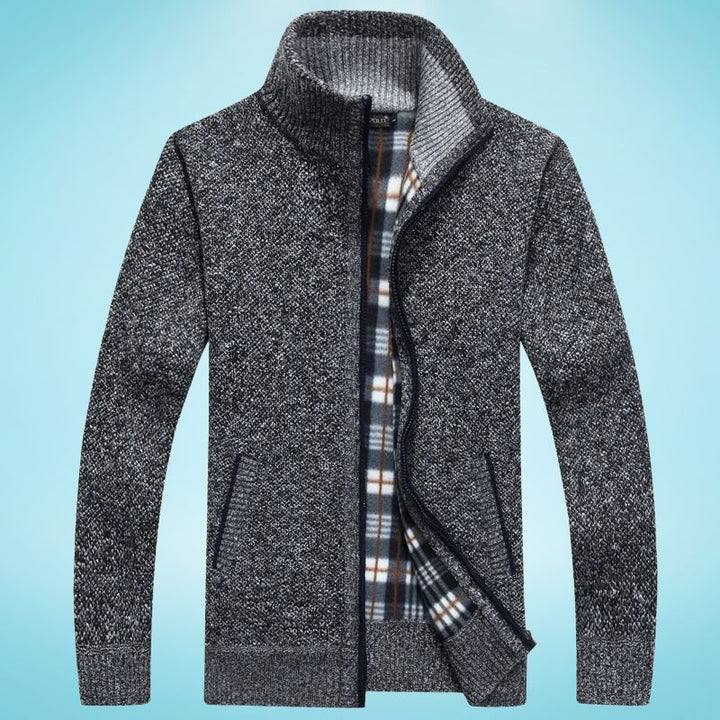 Ferris -  Faux Fleece Zipper Sweater