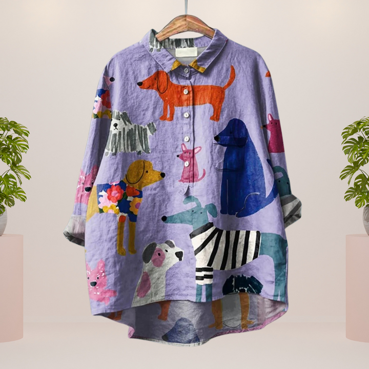Vanya - Trendy Fashionable Print Art Shirt