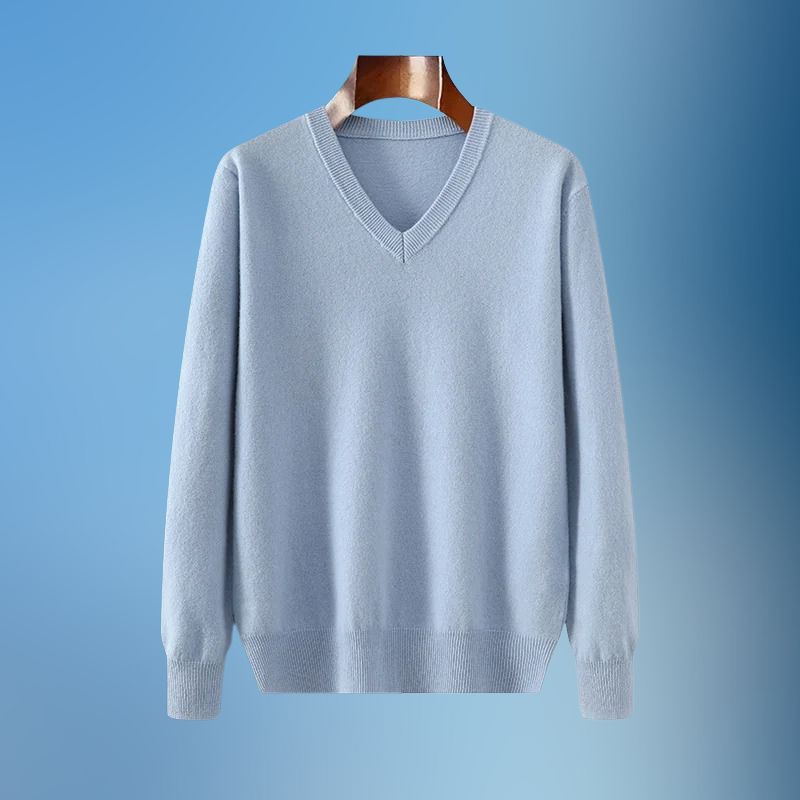 Vortigern - V-Neck Loose Pullover