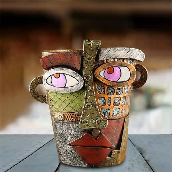 ArteVase - Handmade Abstract Beauty Face Flower Pot